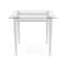 Lesro Siena Lounge Reception End Table, 22 in W, 22 in L, 20 in H, Glass SN0620 - alternate 2